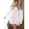 Beach Style Dresses Off Shoulder Long Sleeve