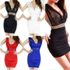 V-Neck Sequined Sexy Club Dress  Bodycon Bandage