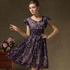 Sweet Waist Slim Chiffon Dress