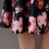 Slim Fit Long Sleeve Long Floral Print Dress